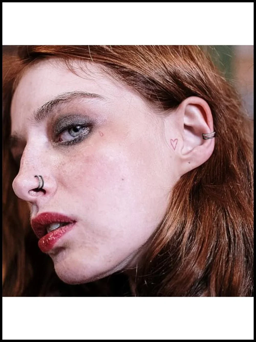 16G Titanium Hinged Cartilage Earring Double Hoop Nose Ring Piercing Jewelry